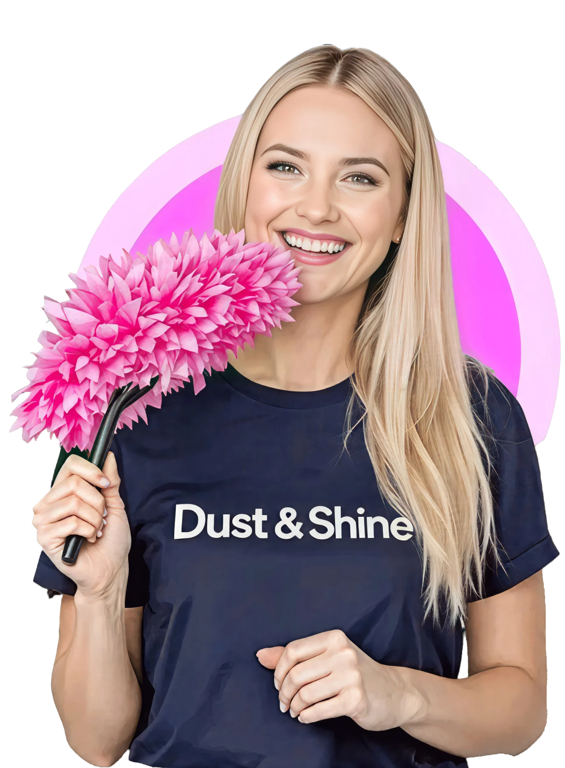 Professional Dust & Shine cleaner representing cleaning service in Uusimaa